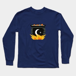 witch cauldron Long Sleeve T-Shirt